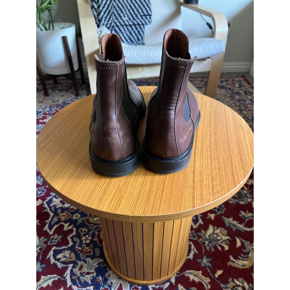 Common Projects Chelseas in Dark Brown Leather - Picture 6 of 10